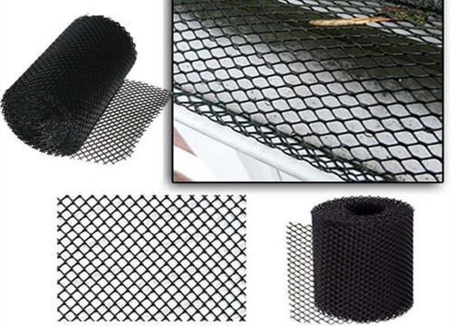 Aluminium gardes de gouttière de maille de 2mm x de 6mm pour la couleur croissante de noir de la vie de gouttière